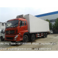 Famoso DONGFENG T-LONG 8 * 4 camión de gran congelador, refrigerado camión caja refrigeradora para la venta en Malí